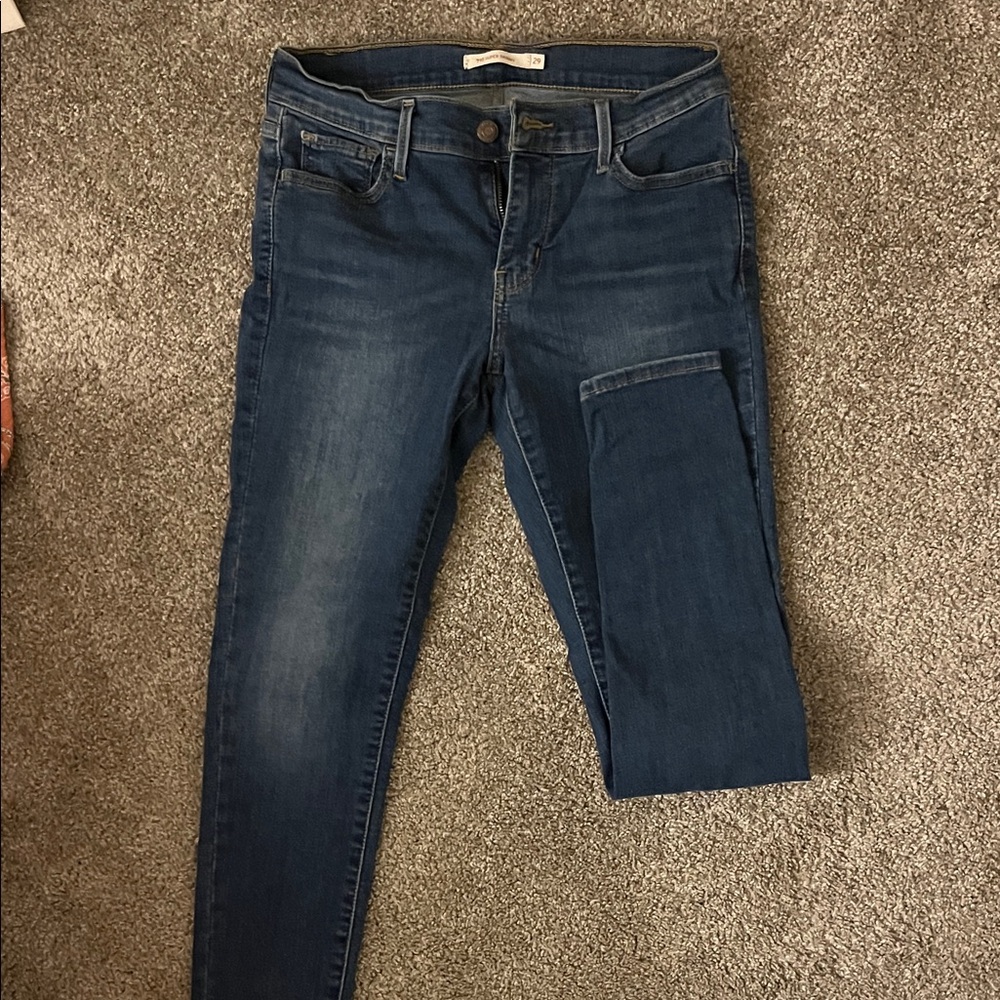 Levi's Women's Dark Blue Skinny Jeans